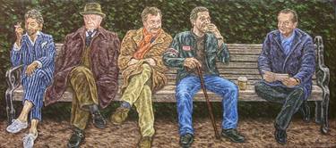 Print of People Paintings by Serhii Fadieiev