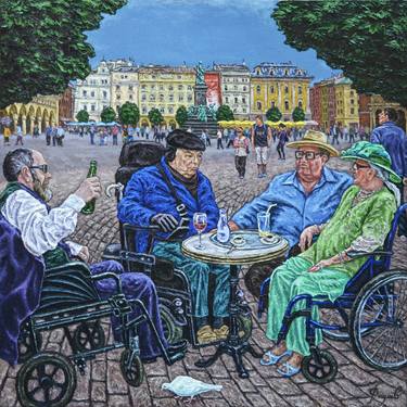 Original Realism People Paintings by Serhii Fadieiev