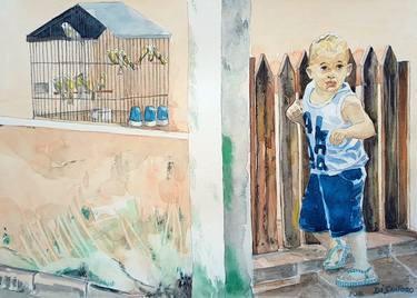 Original Contemporary Children Paintings by Paulo Di Santoro