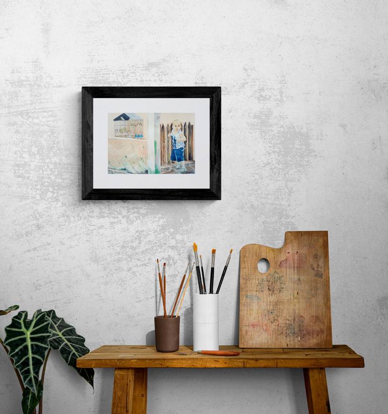 Original Contemporary Children Painting by Paulo Di Santoro