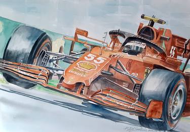 Print of Figurative Car Paintings by Paulo Di Santoro