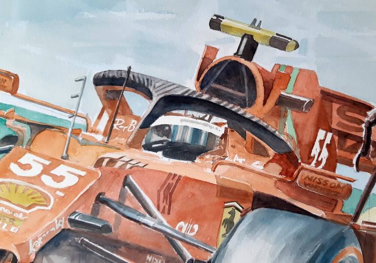 Original Car Painting by Paulo Di Santoro