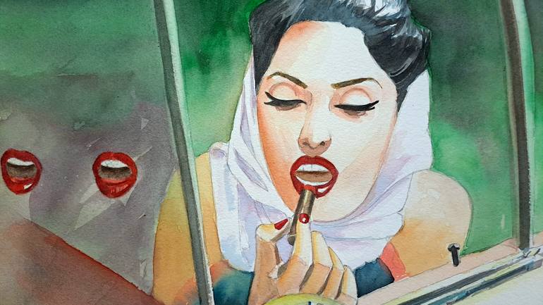 Original Contemporary Women Painting by Paulo Di Santoro