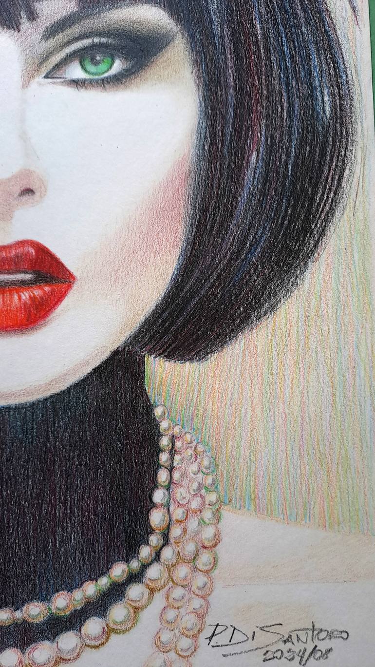 Original Figurative Women Drawing by Paulo Di Santoro
