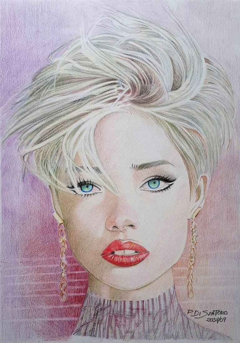 Print of Figurative Women Drawings by Paulo Di Santoro