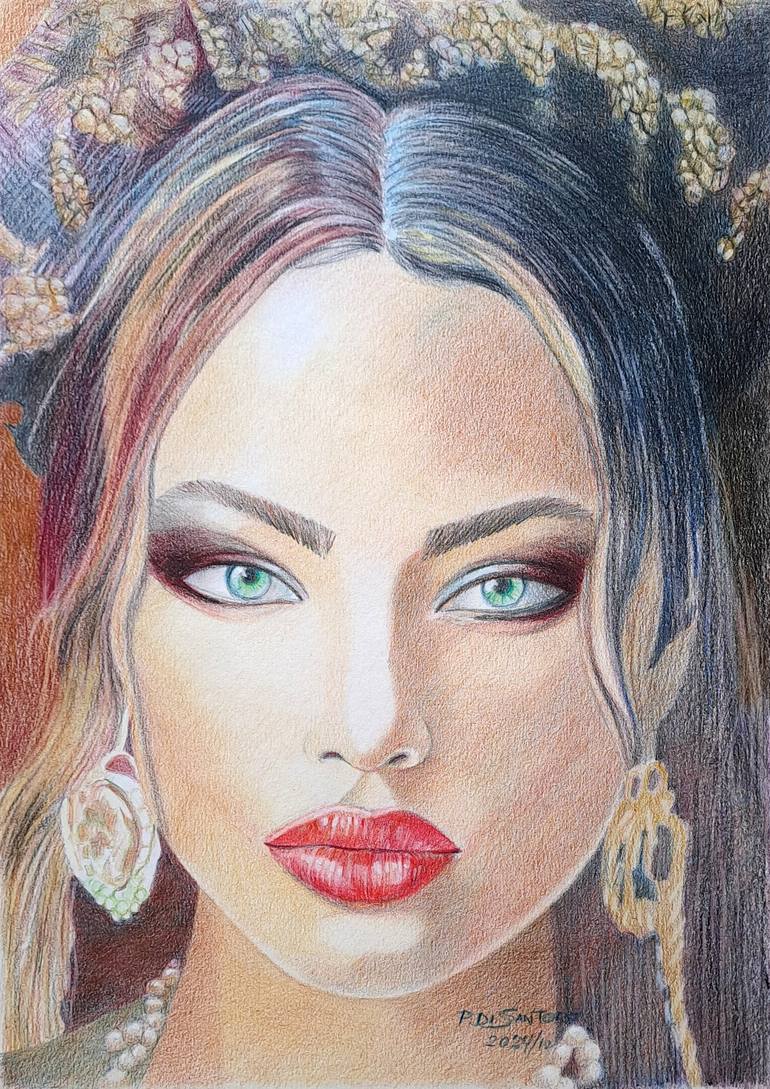 Print of Figurative Women Drawings by Paulo Di Santoro