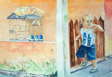 Print of Kids Paintings by Paulo Di Santoro