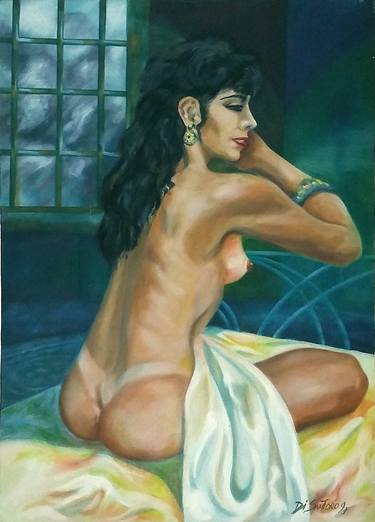 Original Figurative Nude Paintings by Paulo Di Santoro