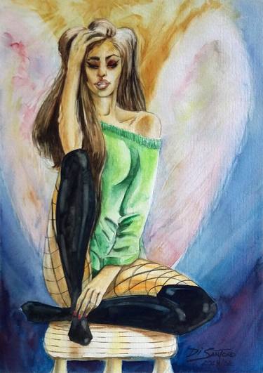 Original Women Paintings by Paulo Di Santoro