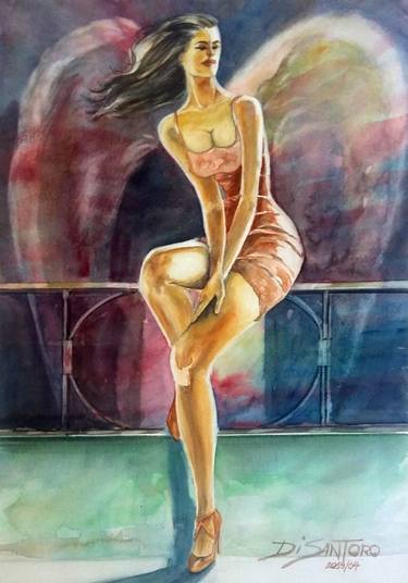 Original Figurative Women Paintings by Paulo Di Santoro