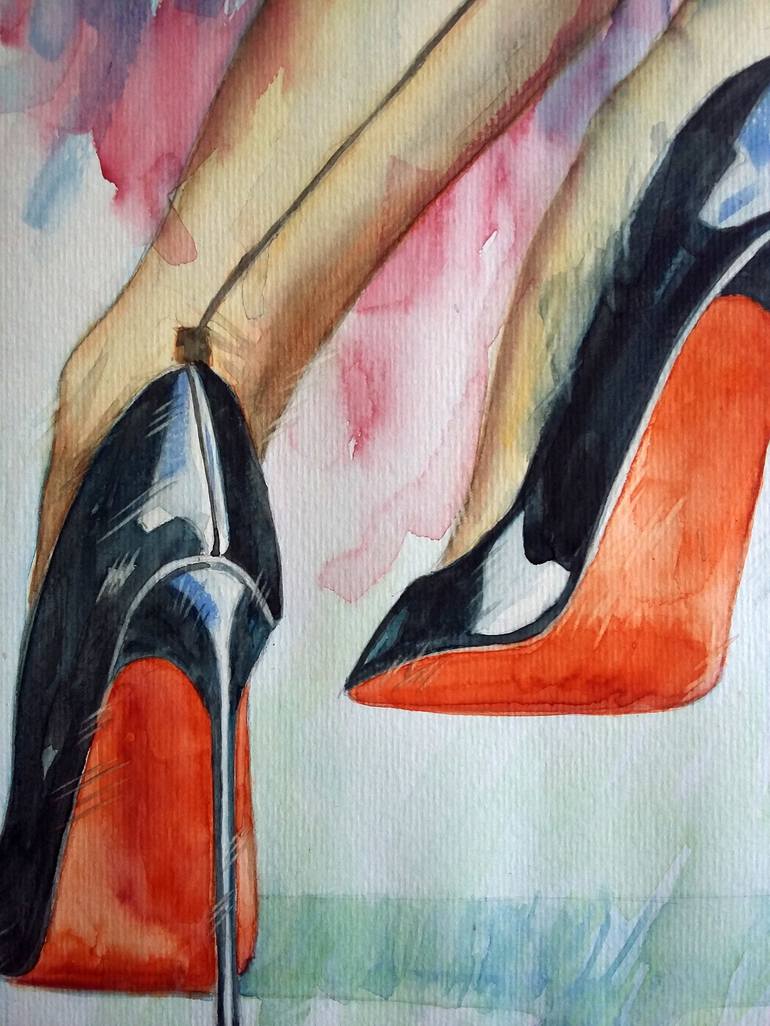 Original Figurative Fashion Painting by Paulo Di Santoro