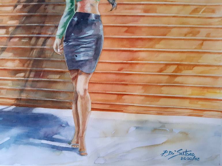 Original Women Painting by Paulo Di Santoro