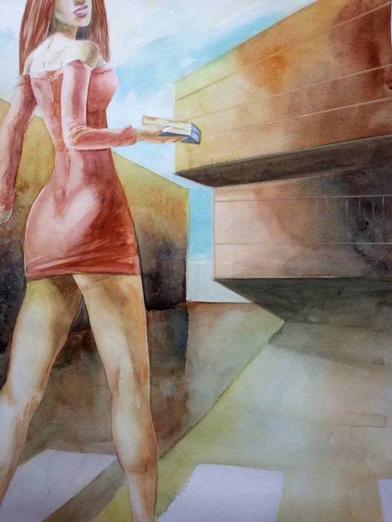 Original Conceptual Women Painting by Paulo Di Santoro
