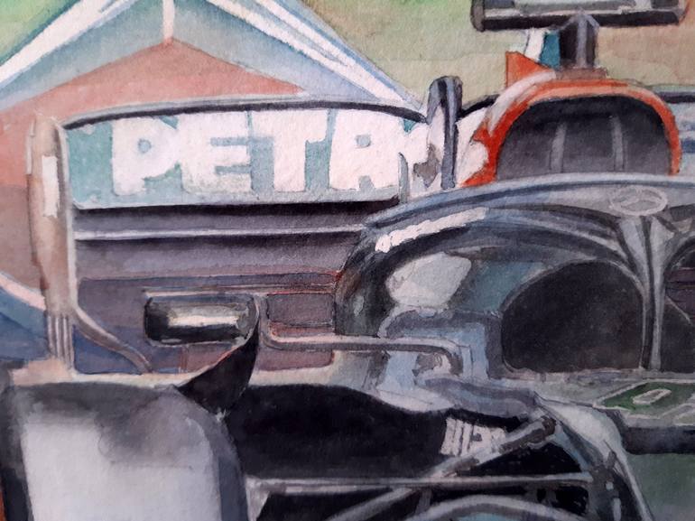 Original Conceptual Car Painting by Paulo Di Santoro