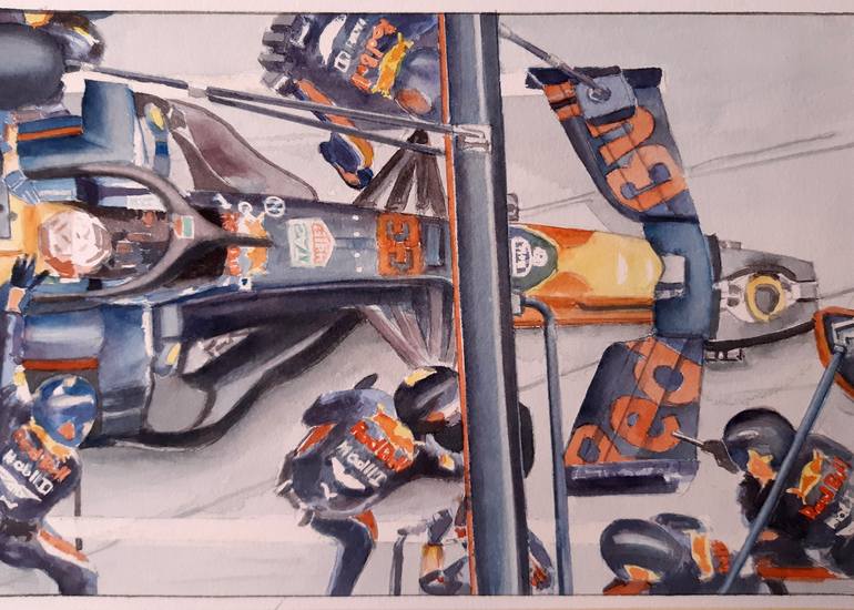 Original Expressionism Car Painting by Paulo Di Santoro