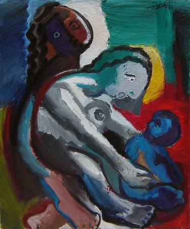 Print of Expressionism Love Paintings by Borko Petrovic