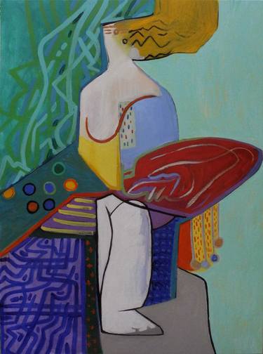 Original Abstract Women Paintings by Borko Petrovic