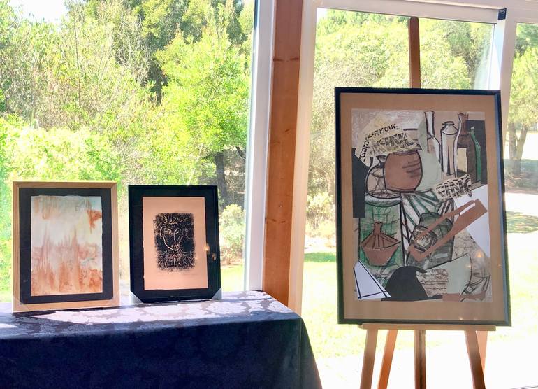 Original Contemporary Still Life Collage by Ramona Galardi