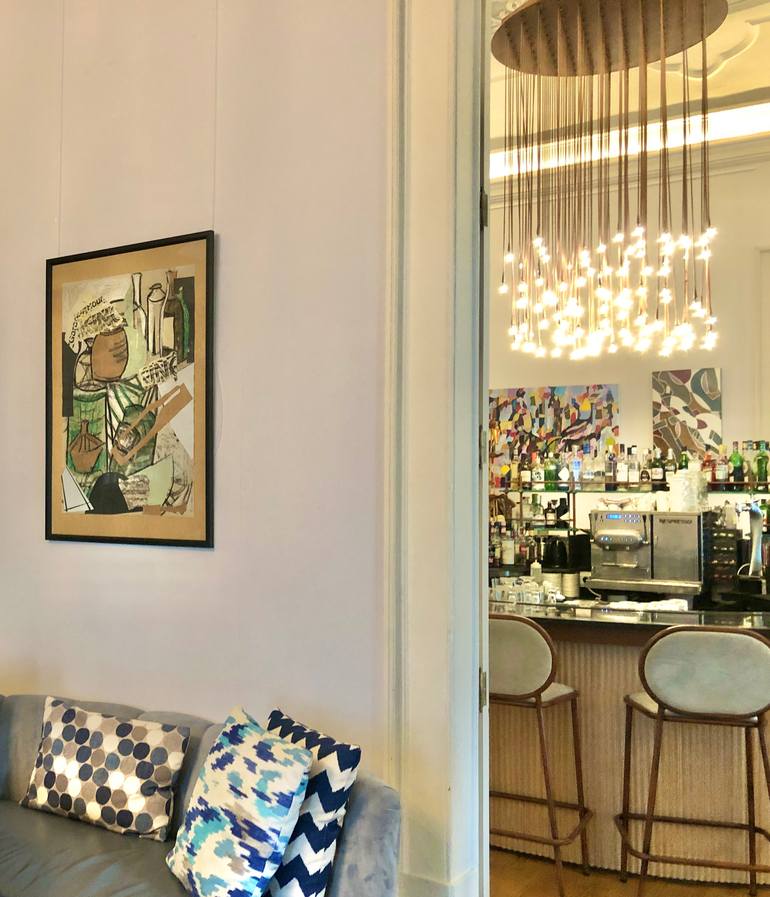 Original Contemporary Still Life Collage by Ramona Galardi