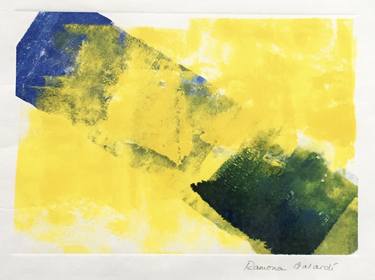 Yellow & Blue Abstract expressionism. 3 (L) thumb