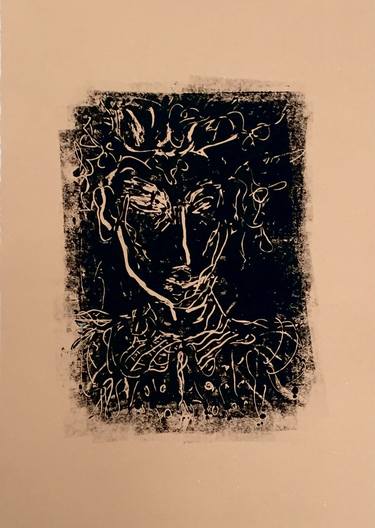 Print of Portrait Printmaking by Ramona Galardi