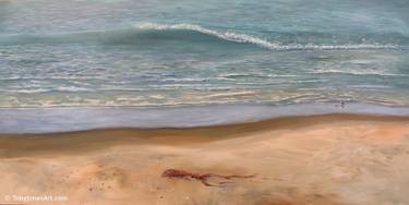 Original Photorealism Beach Paintings by Toby Daniel Jones