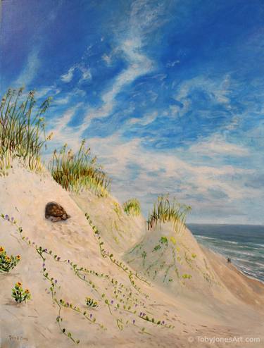 Original Realism Beach Paintings by Toby Daniel Jones