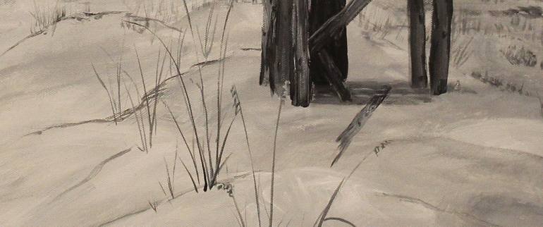 Original Expressionism Landscape Painting by Toby Daniel Jones