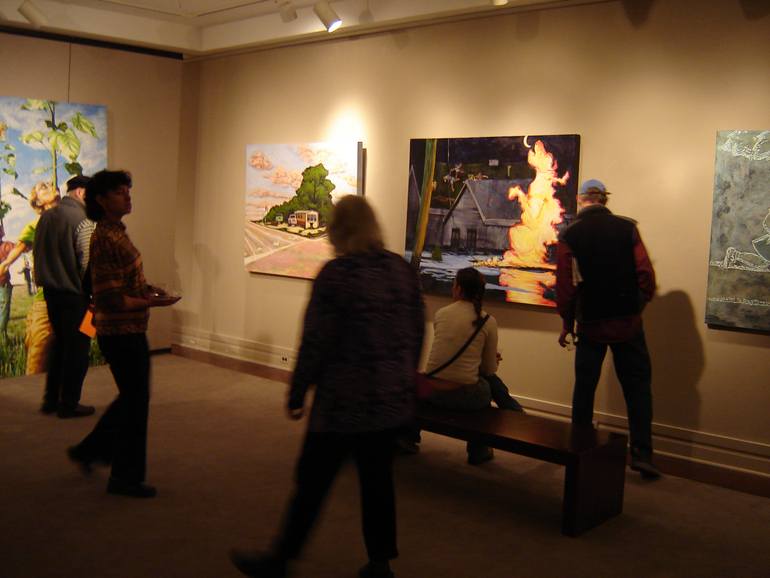 Original Documentary Landscape Painting by Robert Olason