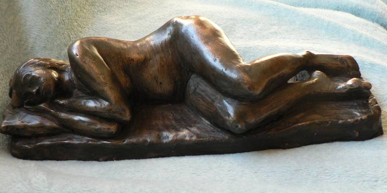 Original Realism Nude Sculpture by Norma Rowe