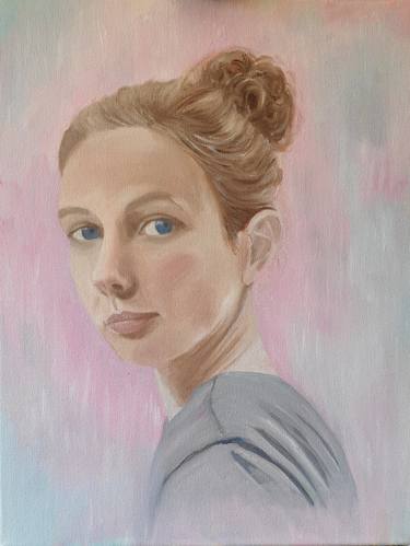 Original Figurative Portrait Paintings by Norma Rowe