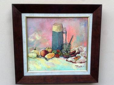 Print of Modern Still Life Paintings by Dipo Kehinde