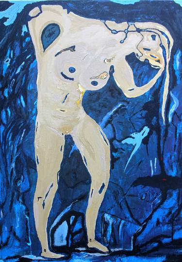 Original Expressionism Classical mythology Painting by ARS APEIRON