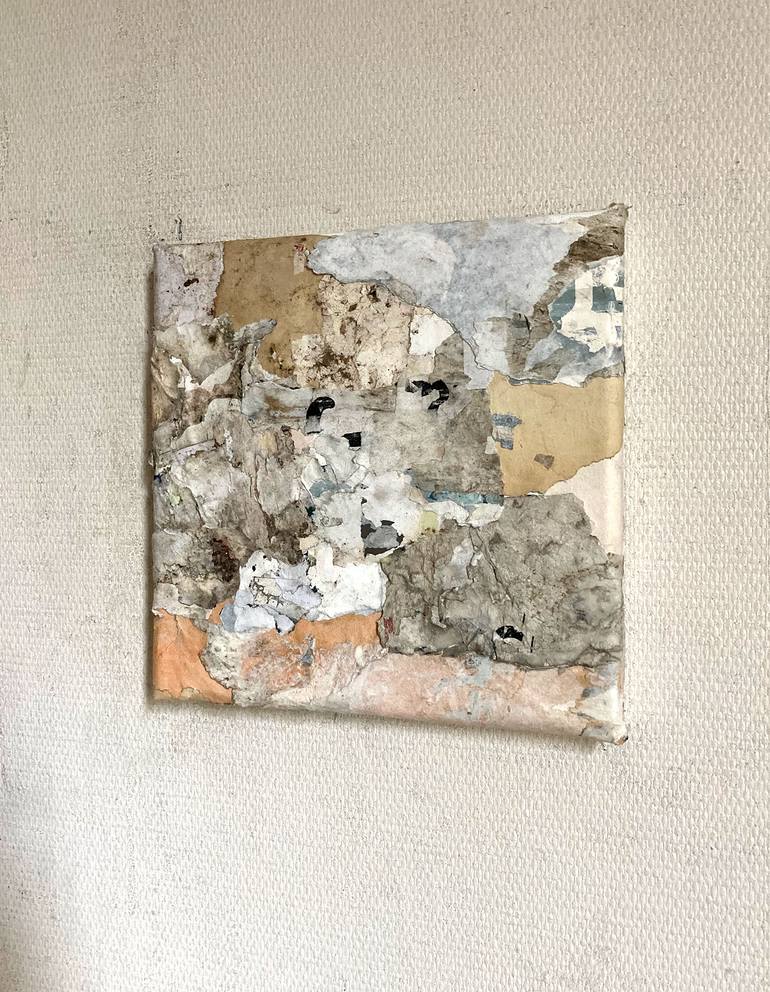 Original Abstract Expressionism Abstract Collage by Christian Gastaldi