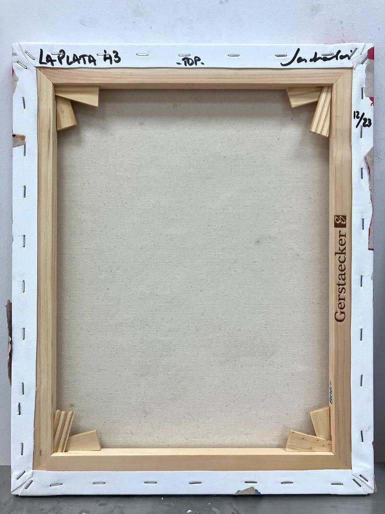 Original Abstract Expressionism Abstract Collage by Christian Gastaldi