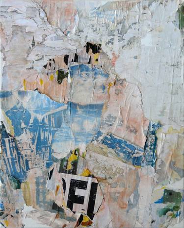 Original Expressionism Abstract Collage by Christian Gastaldi