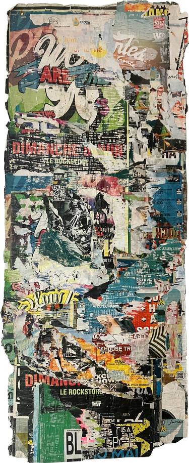 Print of Abstract Collage by Christian Gastaldi