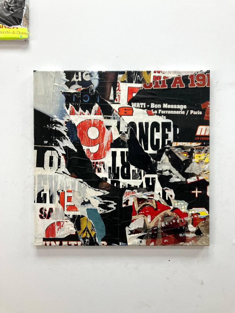 Original Contemporary Abstract Collage by Christian Gastaldi