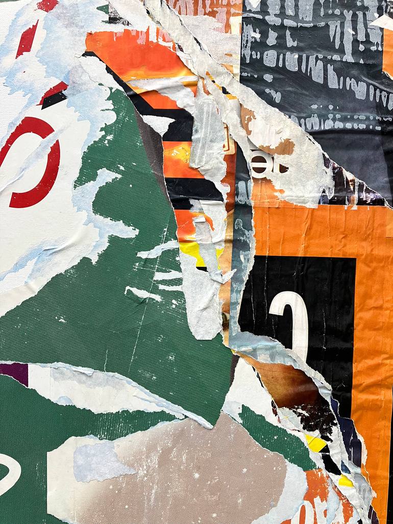 Original Contemporary Abstract Collage by Christian Gastaldi