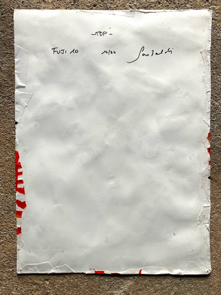 Original Abstract Expressionism Abstract Collage by Christian Gastaldi