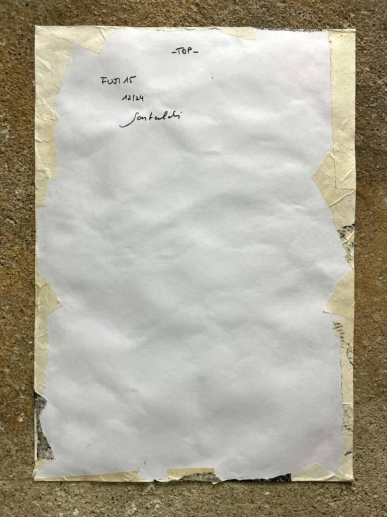 Original Abstract Expressionism Abstract Collage by Christian Gastaldi