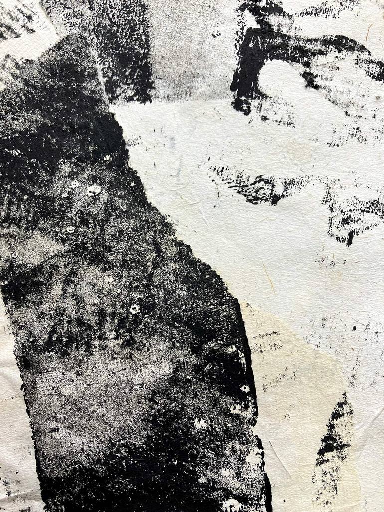 Original Abstract Expressionism Abstract Collage by Christian Gastaldi