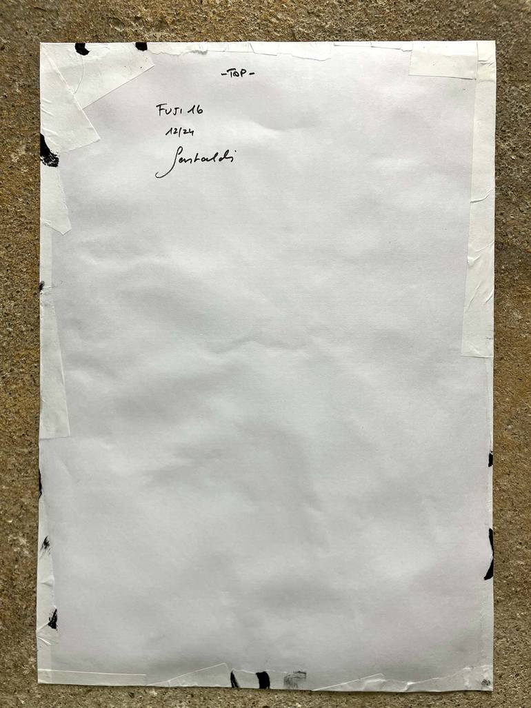 Original Abstract Expressionism Abstract Collage by Christian Gastaldi