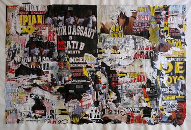 Original Expressionism Abstract Collage by Christian Gastaldi