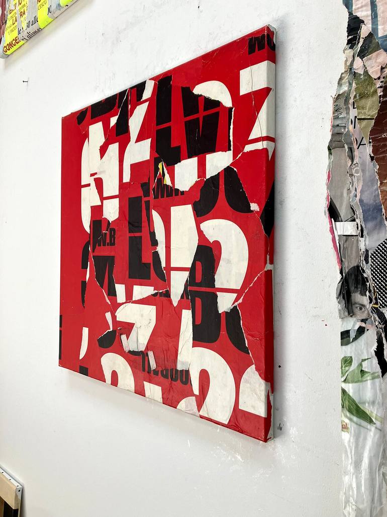 Original Street Art Abstract Collage by Christian Gastaldi