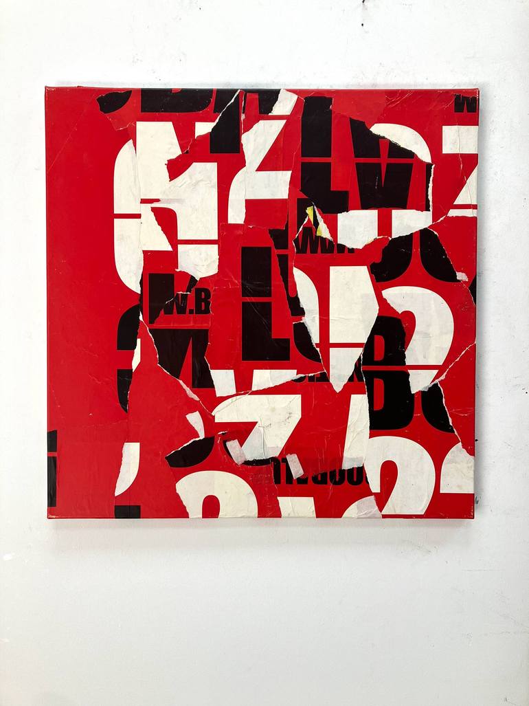 Original Street Art Abstract Collage by Christian Gastaldi