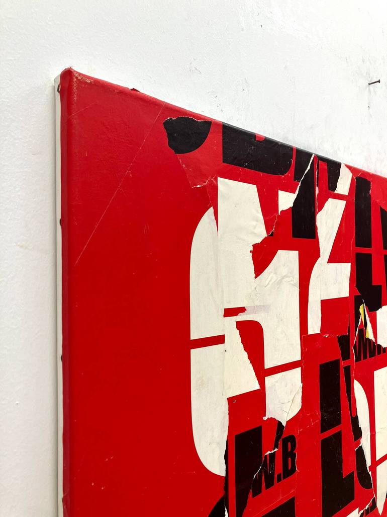 Original Street Art Abstract Collage by Christian Gastaldi