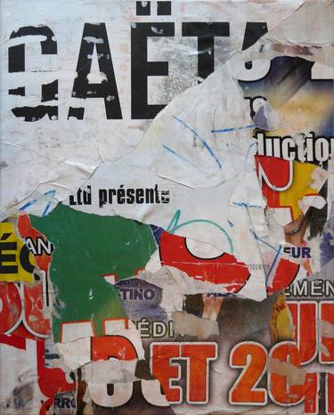 Original Street Art Abstract Collage by Christian Gastaldi