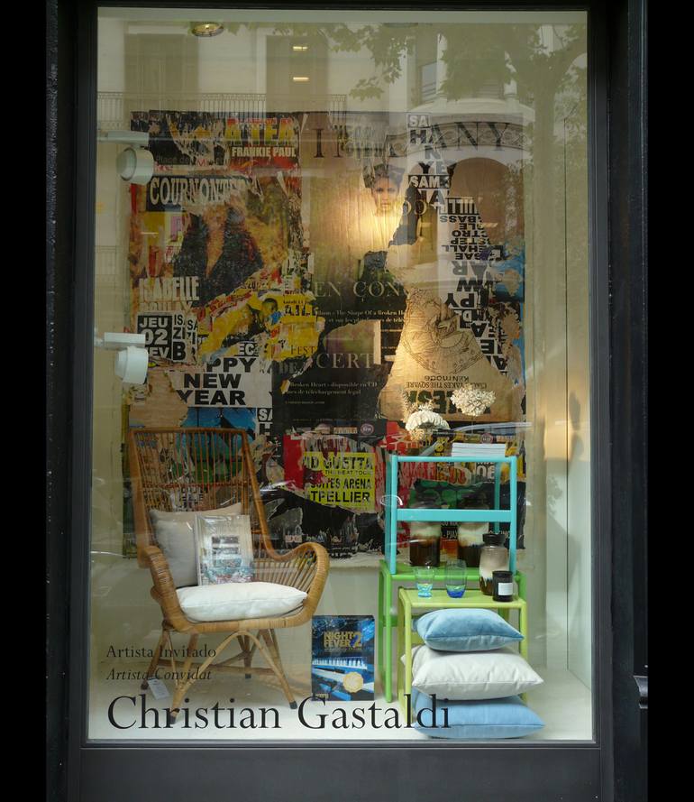 Original Street Art Abstract Collage by Christian Gastaldi