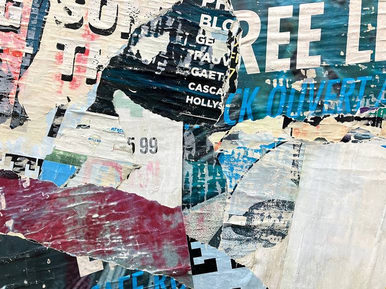 Original Street Art Abstract Collage by Christian Gastaldi